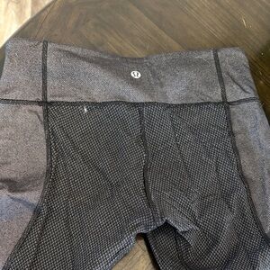 lululemon athletica Charcoal Mesh Leggings